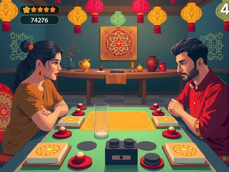 Family playing Rhythm Raja Revival together